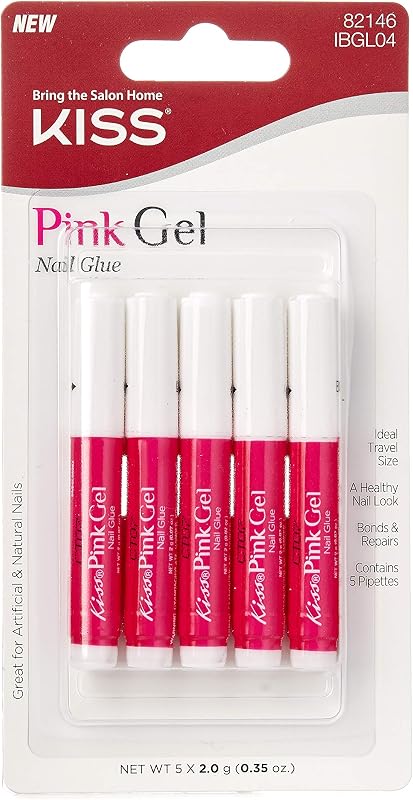 Pegamento de uñas de gel rosa