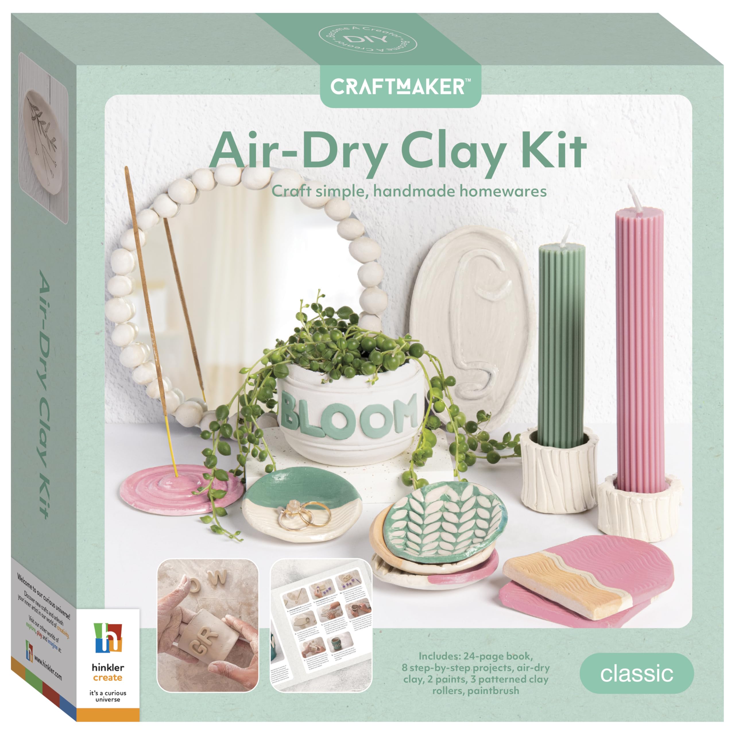 Craft Maker Classic Air Dry Clay Craft Kit