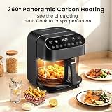 Electactic 5QT Glass Air Fryer, PFAS Free & Non Toxic, Coating-Free — image 4