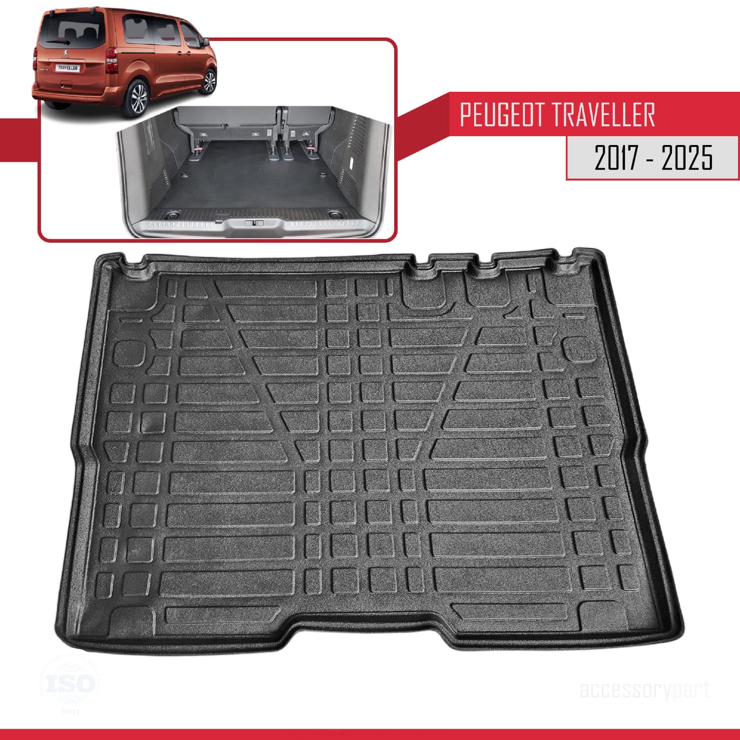 Auto Bumperfolie voor Peugeot Expert 3 (III) V I 2016-2024,Rubber Bumper Film voor Kofferbak Bumper Protector Anti Kras Lippen Sticker Achter Decoratie Strips Beschermende,104 * 9cm grey