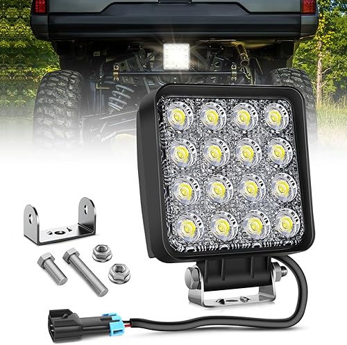Vista 36 de Nilight Luces LED redondas de 3 pulgadas para motocicleta, 2 unidades, luz antiniebla LED puntual de 1550 lm, luz de zanja auxiliar EMC integrada 2