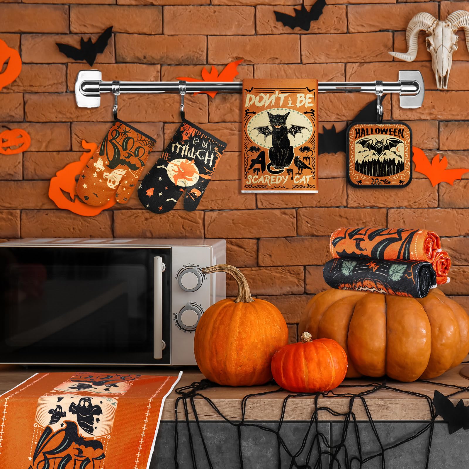 SiliFine Halloween Kitchen Accessories - Set of 12 -5 SiliFine Halloween Kitchen Accessories - Set of 12 -5