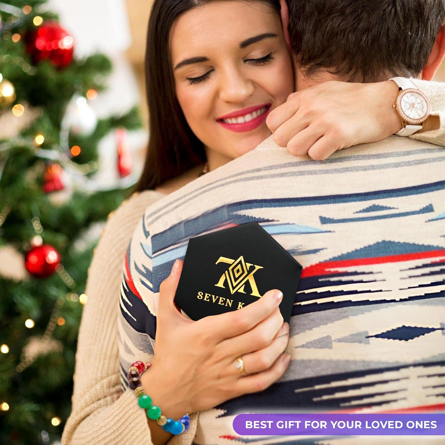 Protection and Healing Bracelet for Women - Handmade 7 Chakra Jewelry Crafted with Genuine Gemstones - Adjustable 8mm Bead Bracelet - Pulsera Para Mujer - Elegant Spiritual Accessory - Image 8