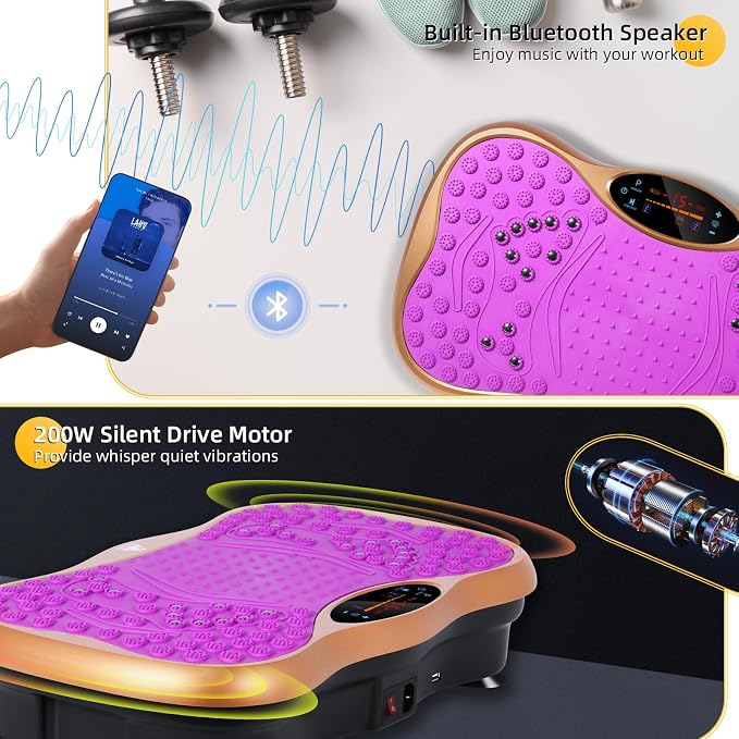 Plataforma vibratoria AGM 3D con 99 niveles de velocidad miniatura 4