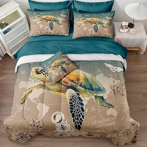 Vista 12 de MOVE OVER Juego de edredón de bandera estadounidense con águila, tamaño individual, 6 piezas, ropa de cama en una bolsa, estilo retro, juego de cama