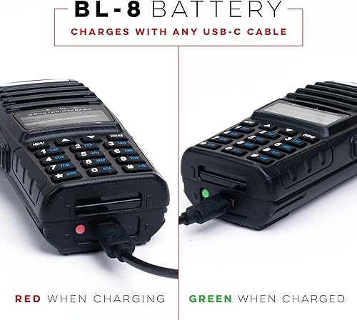 Miniatura 3 de BTECH GMRS-V2 (2 generación) 5W IP54 resistente a la intemperie 200 canales profesional GMRS radio bidireccional, repetidor GMRS, con receptor de