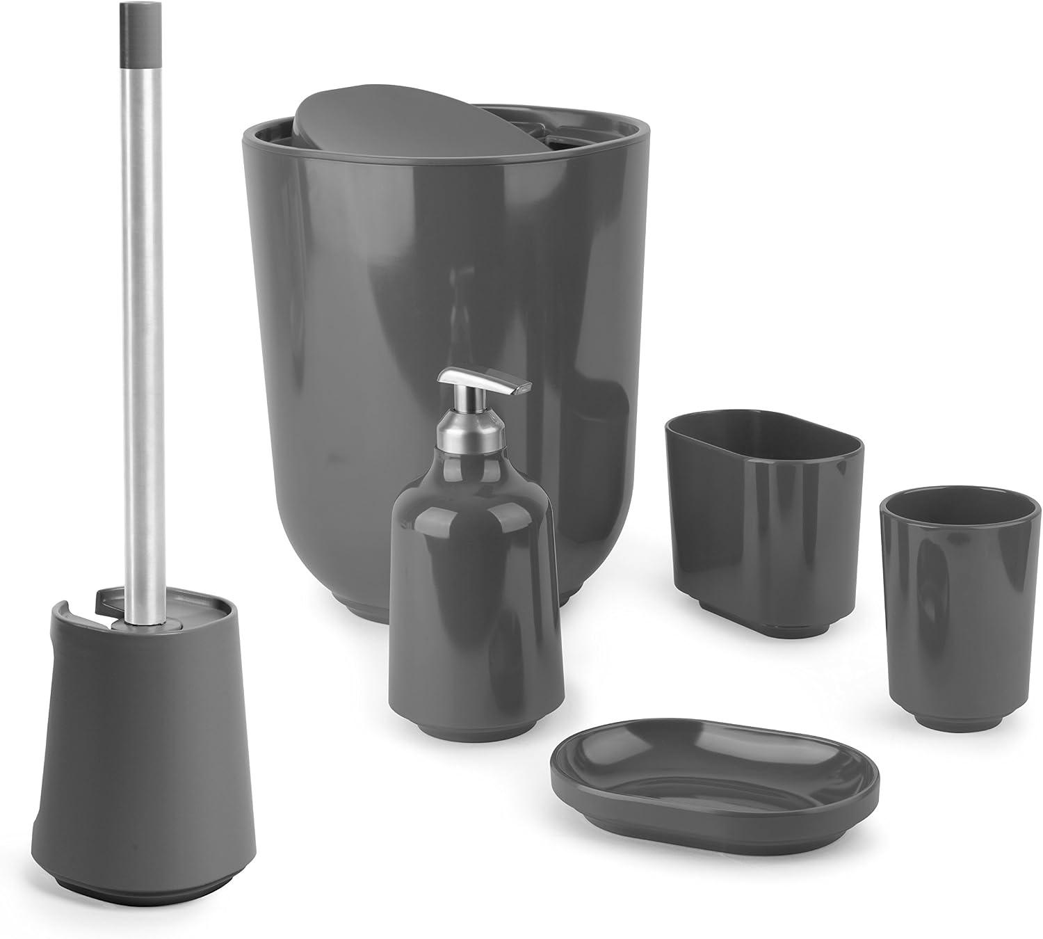 Umbra Step Soap Pump, Charcoal