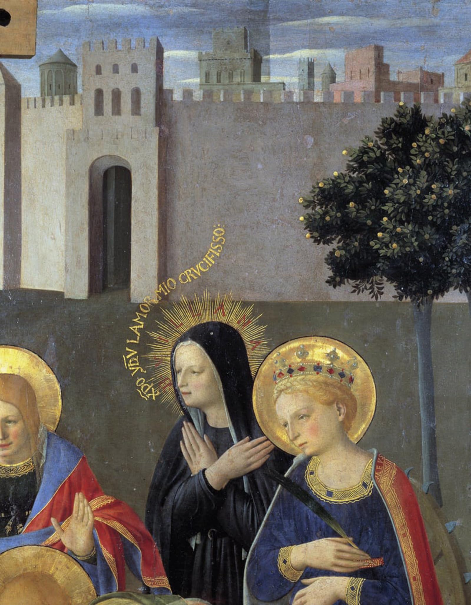 SERENDIPITP Retro Picture Poster Wall Art Pictures Painting Unbekanntes Bild by Fra Angelico Wall Art Canvas Print for Wall Decor 60x90cm