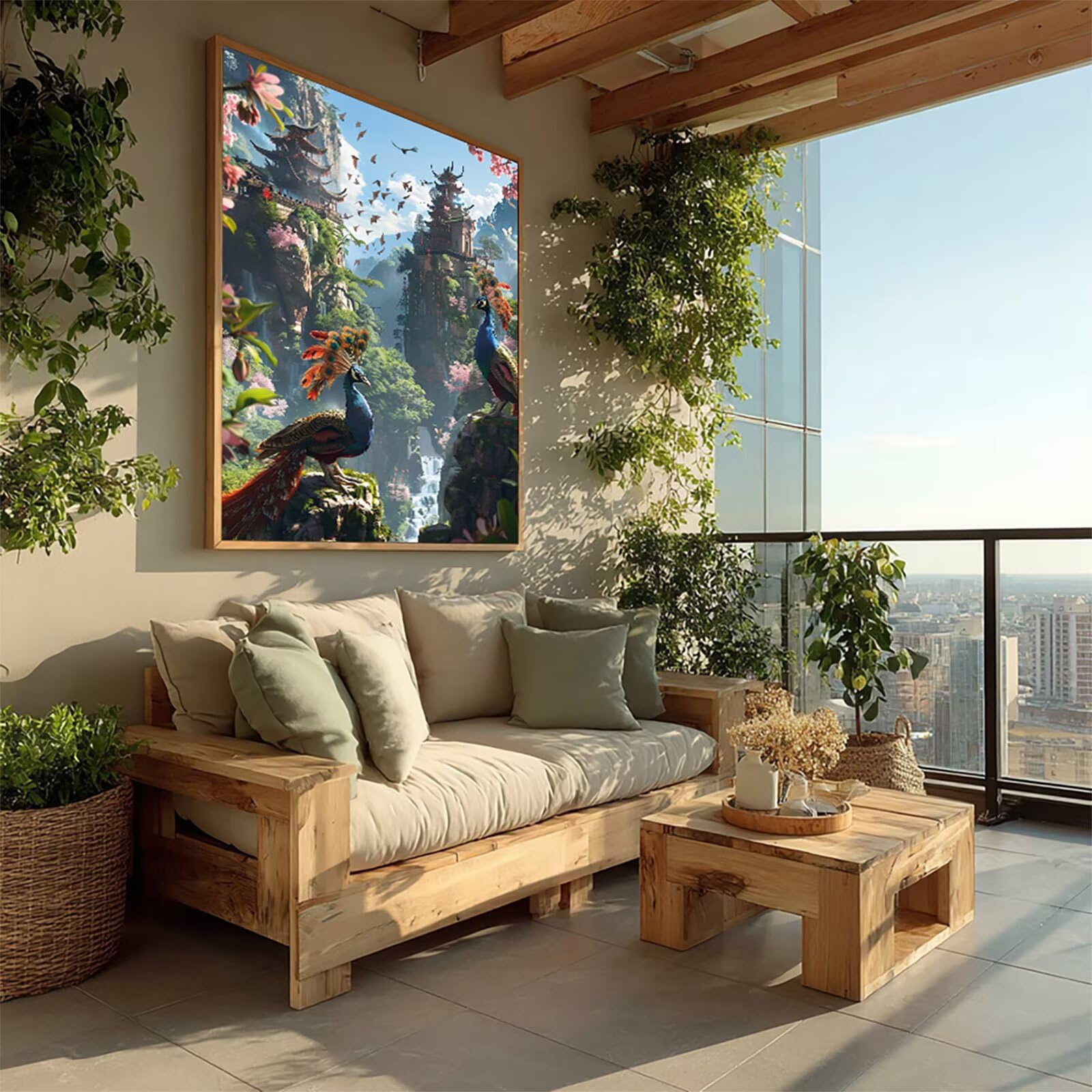 Diamond Painting 100x135cm, Paesaggio Diamond Painting Kit Completo, 5-8176