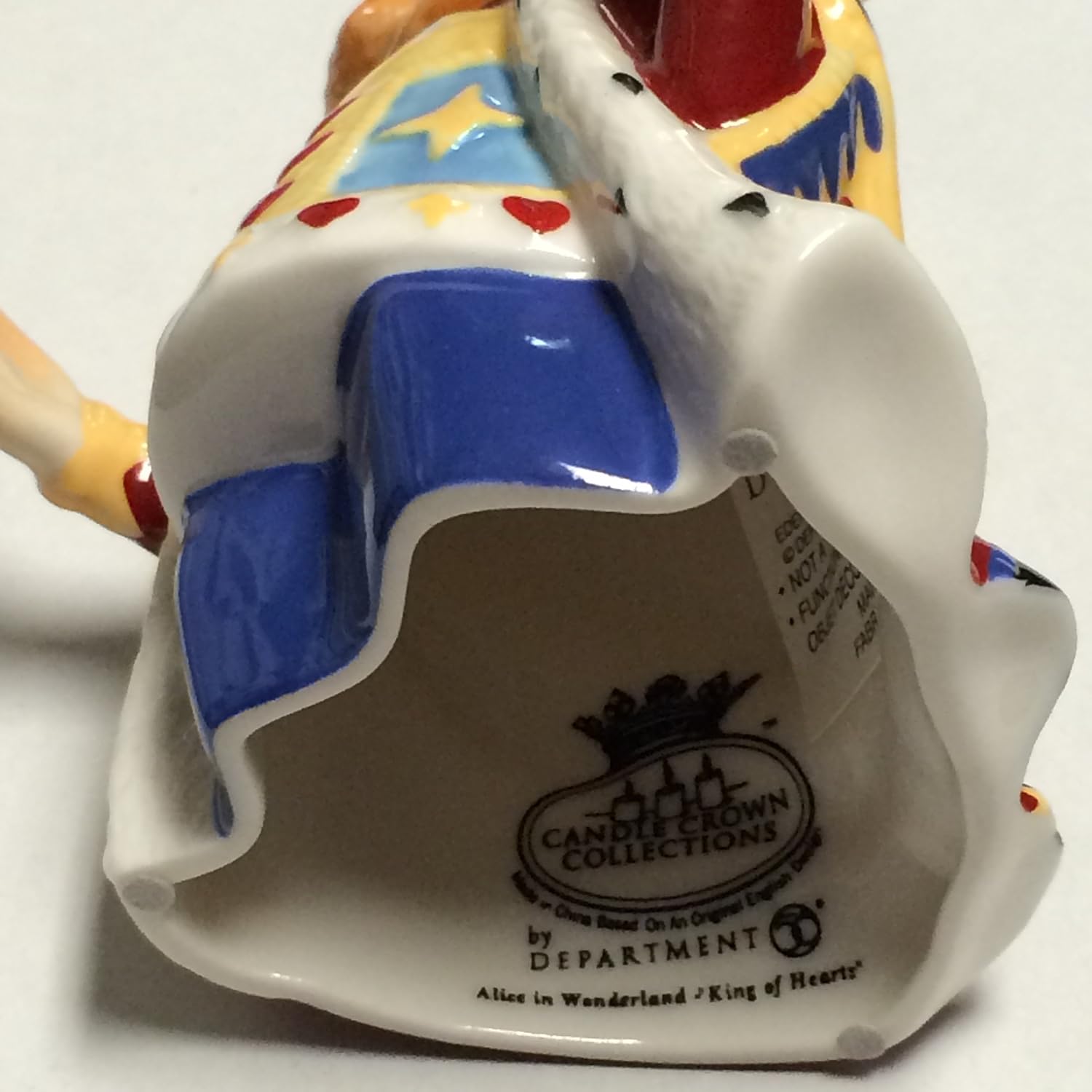 Department 56 Alice In Wonderland "King of Hearts" Candle Snuffer #56.50004