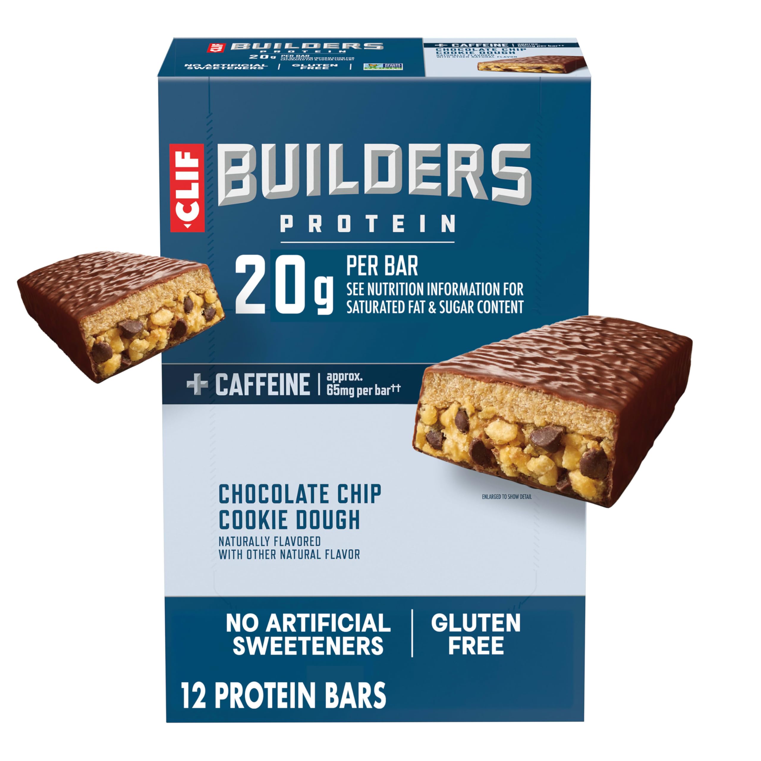 CLIF BUILDER'S CLIF BUILDERS + Caffeine Protein Bars - nutrition bars and drinks | Mubboo