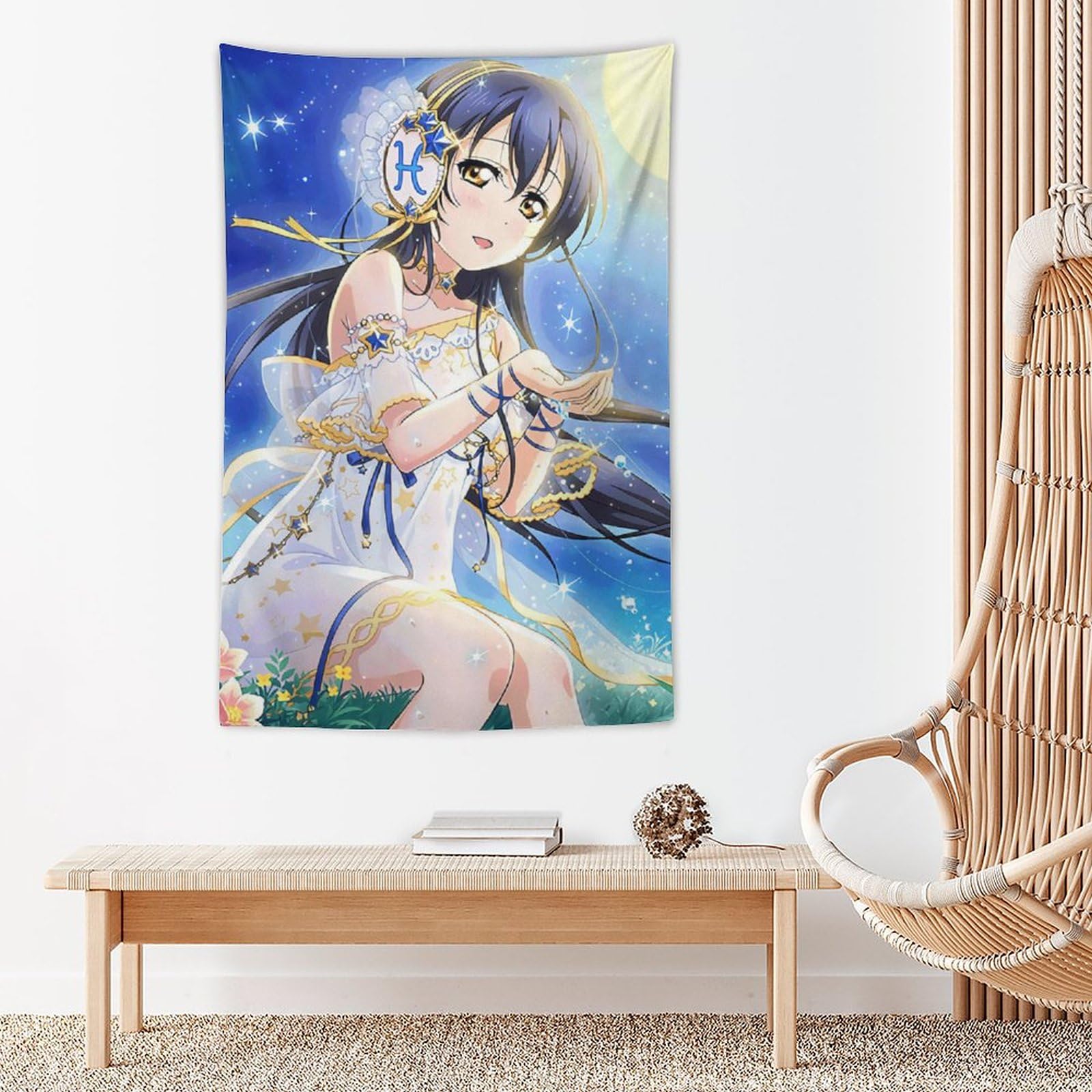 Amazon.co.jp: ラブライブ スクスタ 園田海未 タペストリー アニメ