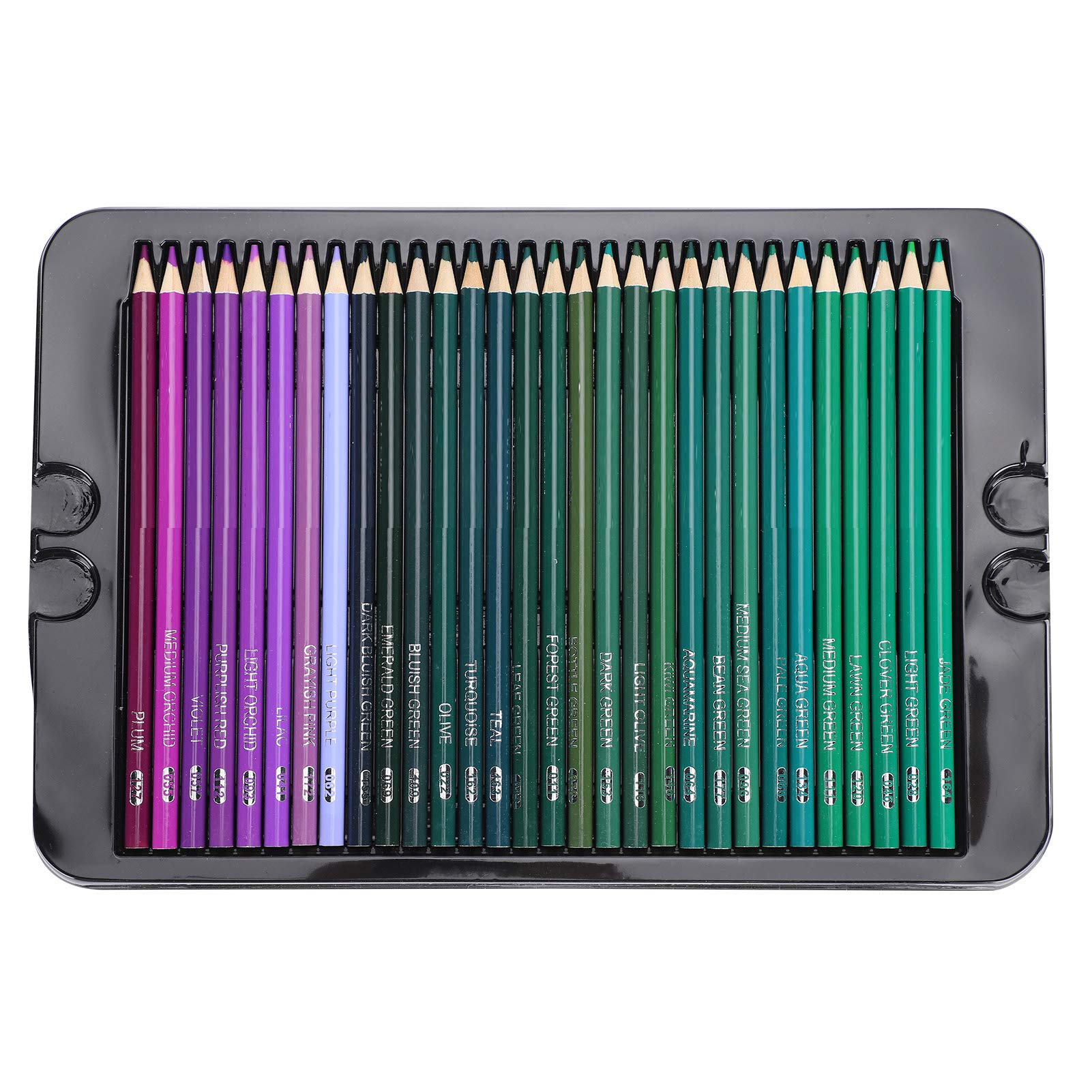 GLOGLOW Skizzierwerkzeuge mit Pappelholzfässern und Metalldose 180 Satte Farben für Künstler, Erwachsene, Malen und Kunst, 180 Buntstifte-Set, Professionelles Zeichen- und Kunstzubehör