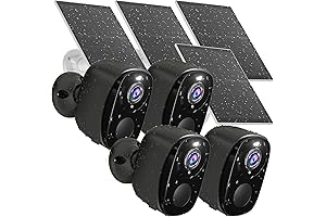Focus Home Interactive: 4-Camera Security System for Monitoring Your Home, Day or Night