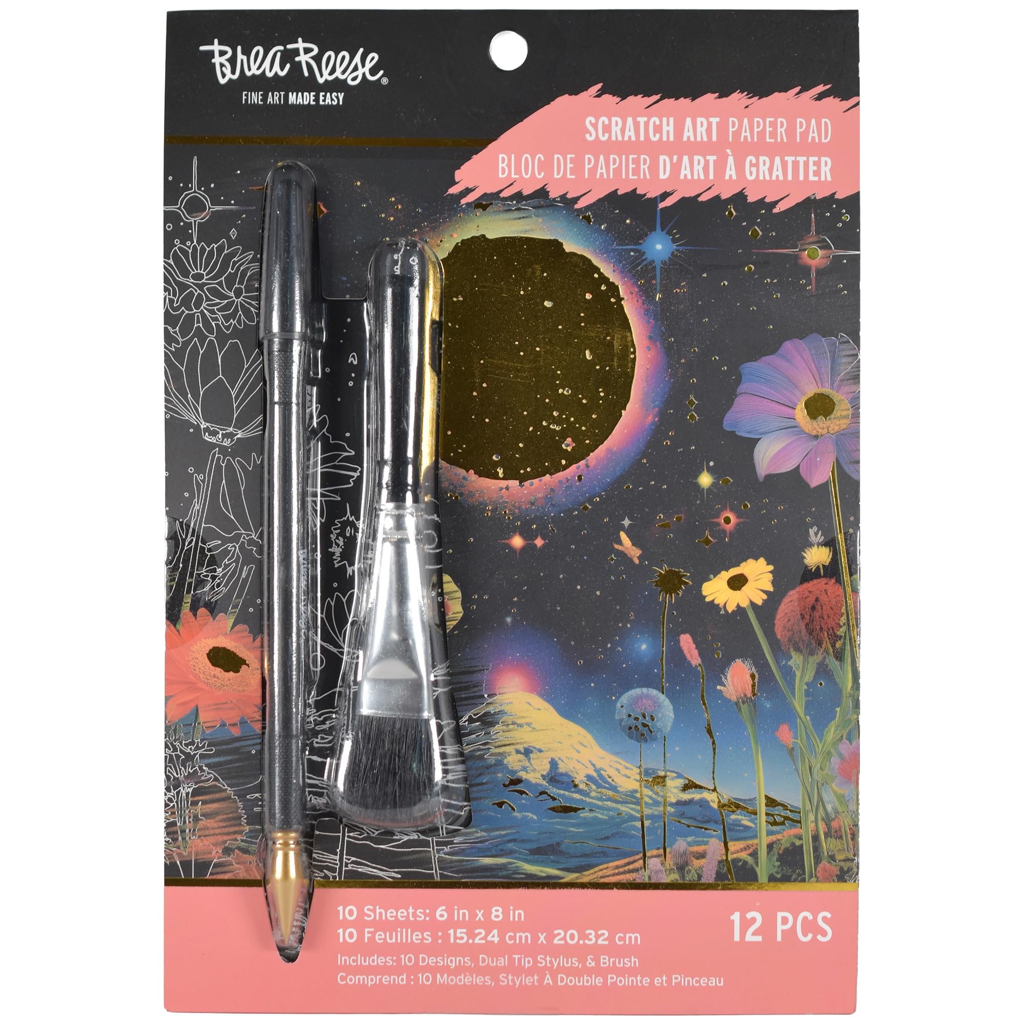 Amazon.com: Brea Reese Scratch Art Paper Pad - Surrealism