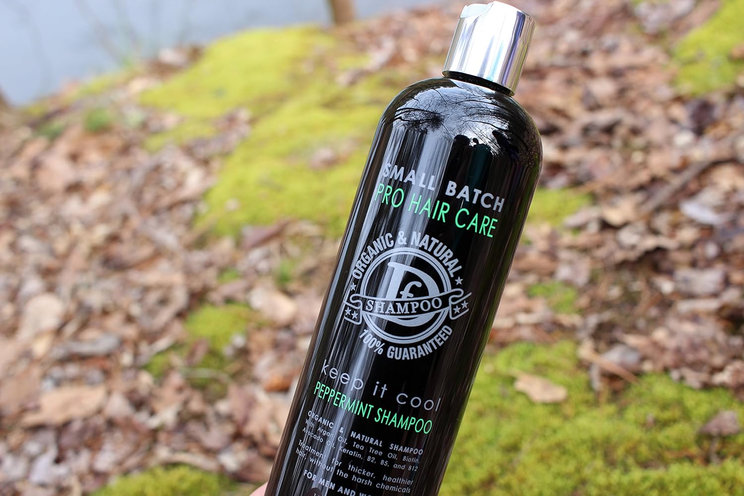 Premium Organic Hair Shampoo - Men's & Women's Natural Argan Oil, Tea Tree, and Peppermint - Sulfate Free Loss and Dandruff Prevention - Dave's Sulfate Free 16 Oz.
