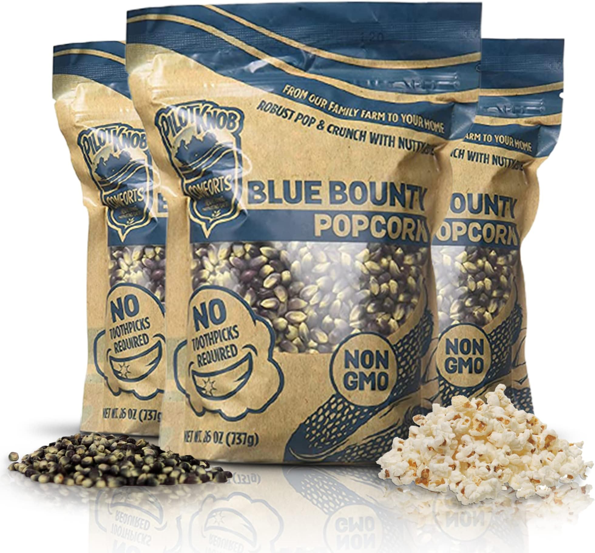 Blue Bounty Gourmet Kernels, 3 Pack