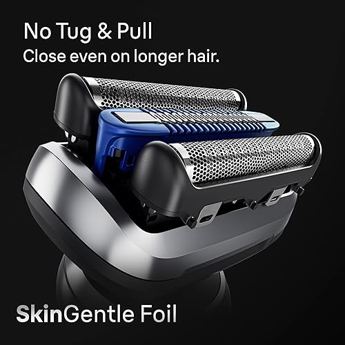 Miniatura 3 de Braun Afeitadora eléctrica para hombres, Series 7 7120s, afeitado en húmedo y seco, modos de afeitado turbo y suave, afeitadora de papel de aluminio