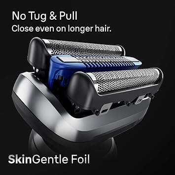 Braun Electric Shaver for Men, Series 7 7120s, Wet & Dry Shave, Turbo & Gentle Shaving Modes, Waterproof Foil Shaver, with Precision Trimmer, Space Grey
