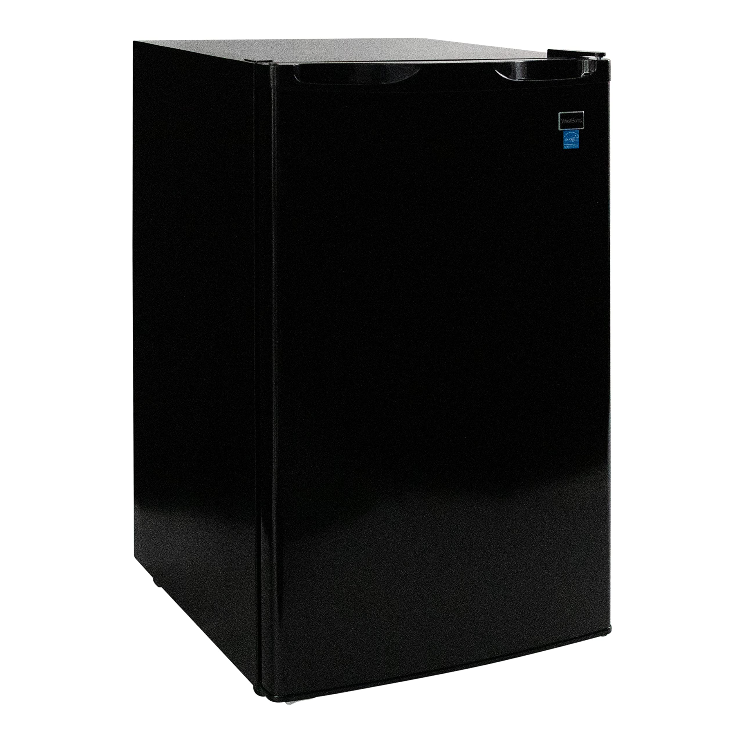 West Bend WBR44B Mini Fridge Compact Refrigerator for Home Office or Dorm, with Reversible Door