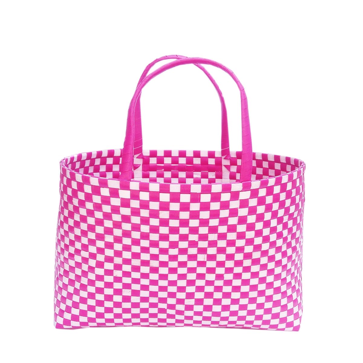 Cruzun Wire Organiser- Shopping Plastic Basket with Handle - Multipurpose