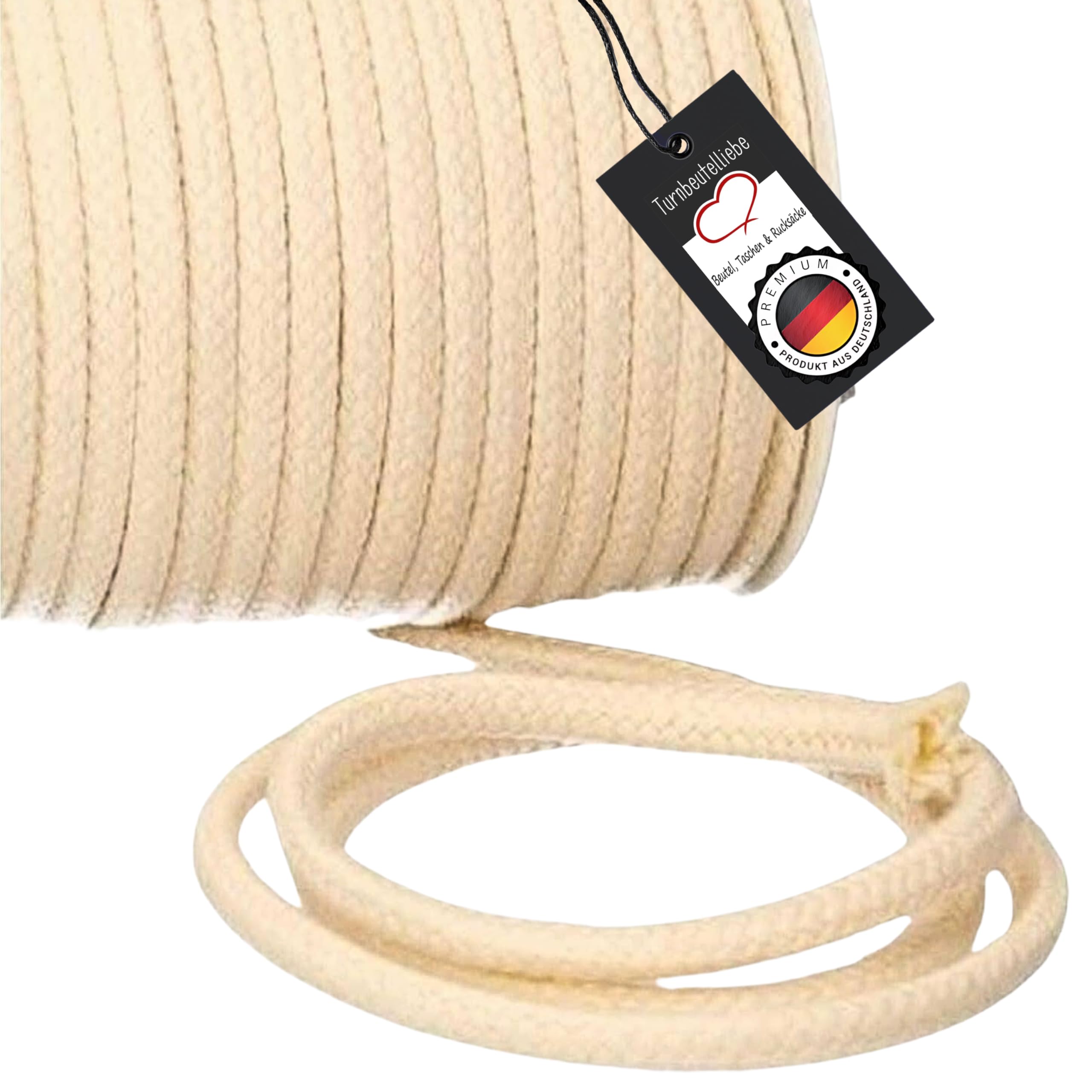 Cordoncino In Cotone 100% - Larghezza 8 Mm | Per Borse, Abbigliamento E Fai-Da-Te | Diversi Colori E Lunghezze - Foto 8