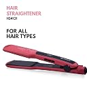 Havells HS4121 Wide Plate Hair Straightener | 5 temperature settings | Digital Display | Instant Heating Technology| For all hair types| Worldwide Voltage Compatible| 2 Year Brand Guarantee gallery image
