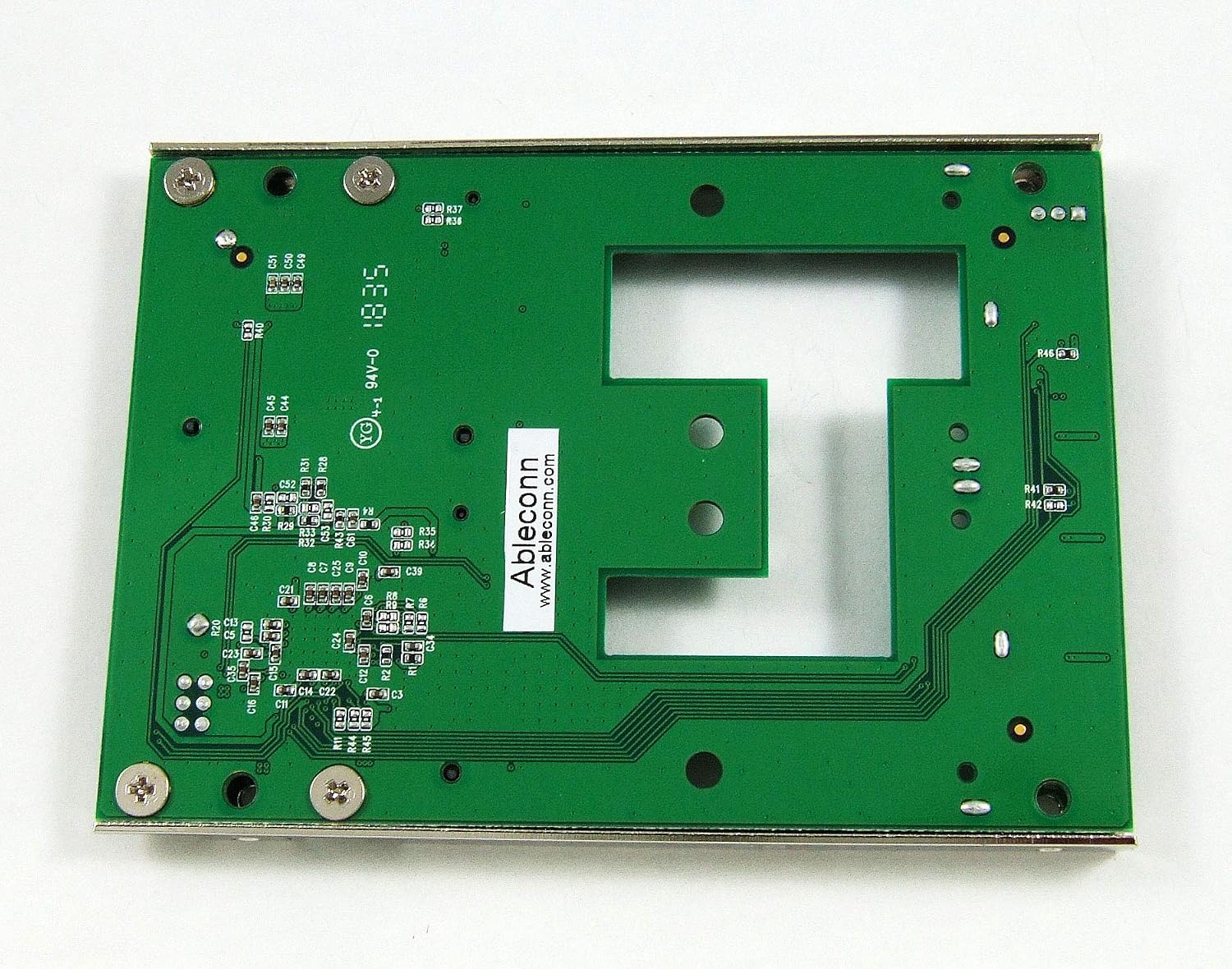 70% Off Discount Ableconn ISAT-178R 2.5 7mm SATA III Adapter with Aluminum Frame Bracket for Dual mSATA SSD with Hardward RAID - Retain 2X mSATA SSD as 7mm 2.5-inch SATA Drive
