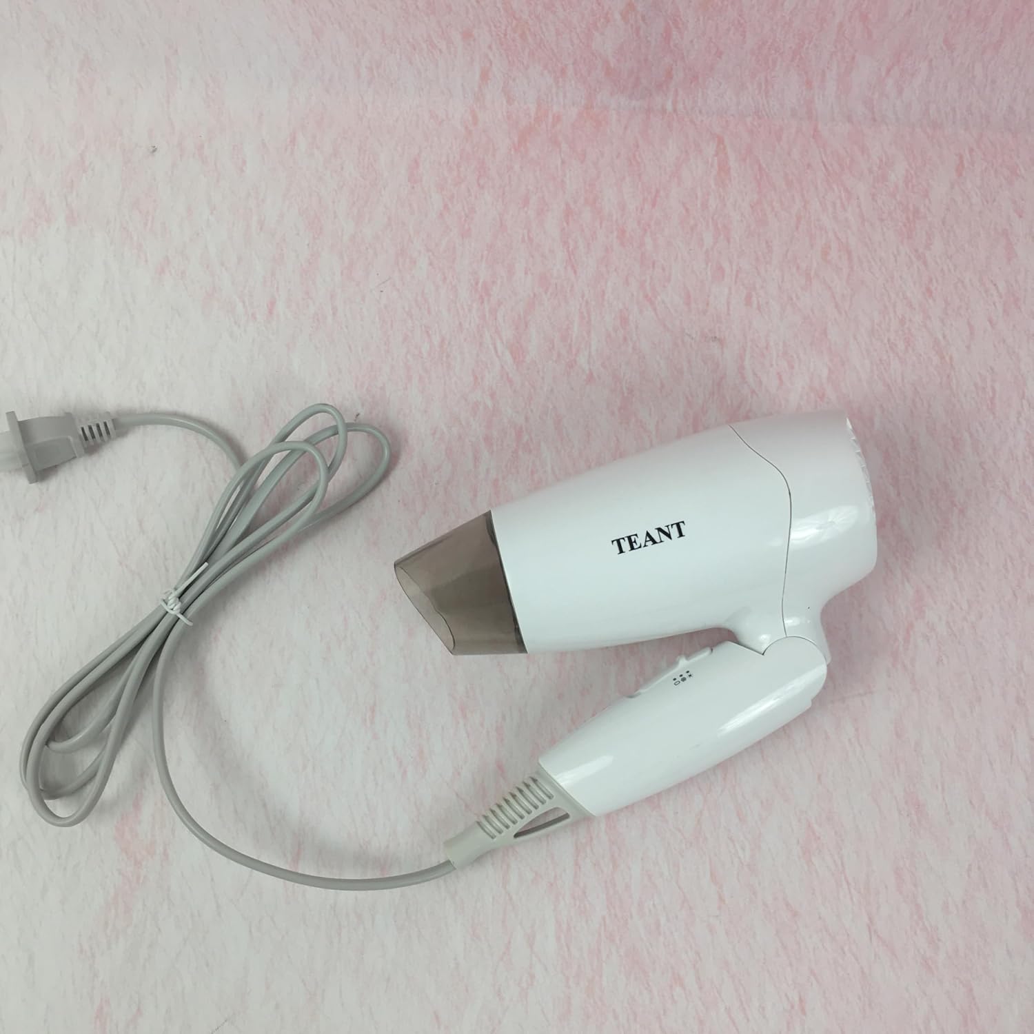 TEANT Electric hair dryers Compact Folding Hair Dryer — Featuring Dual-Speed ​​Airflow Control