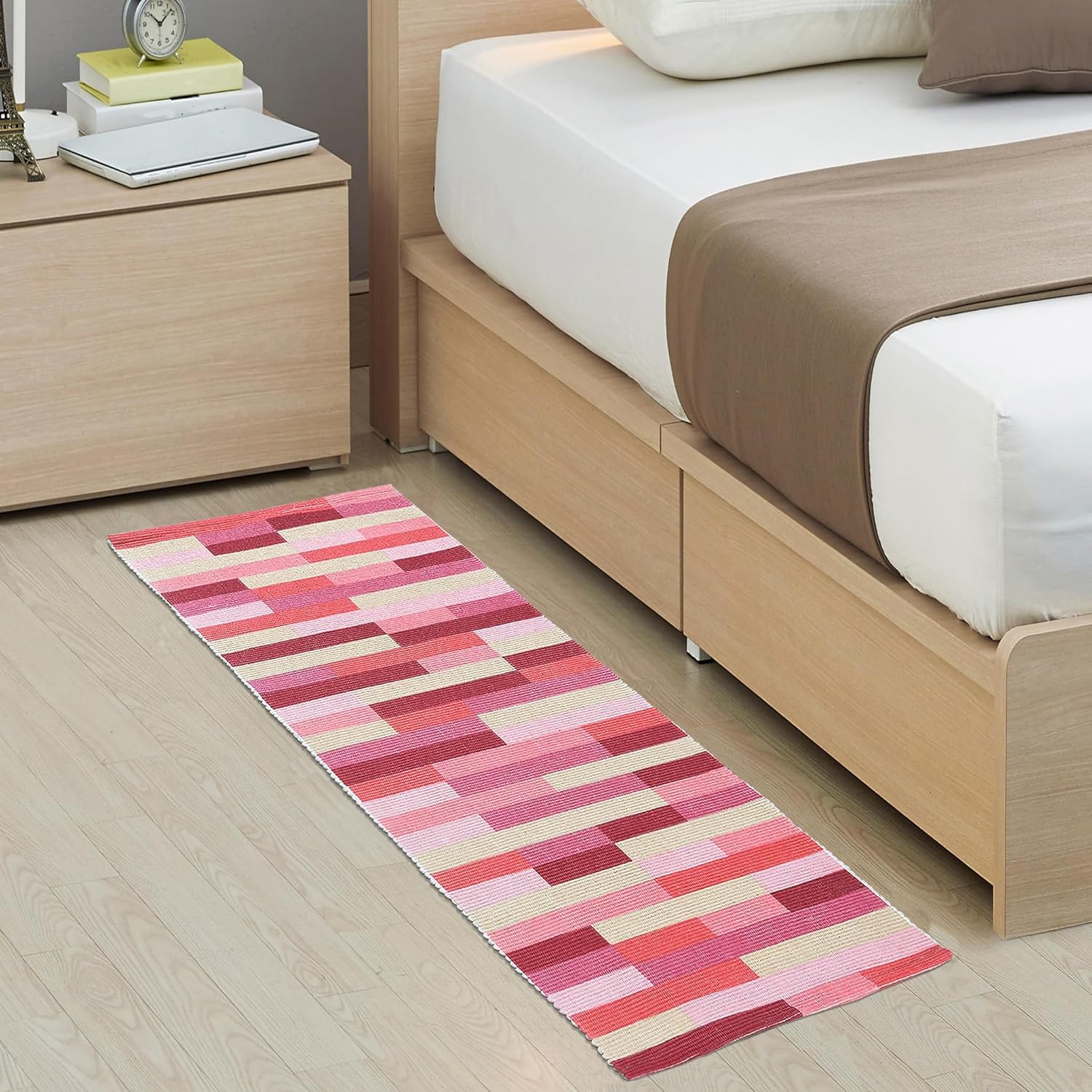 Handwoven Cotton Rug Runner - 60x152cm -11