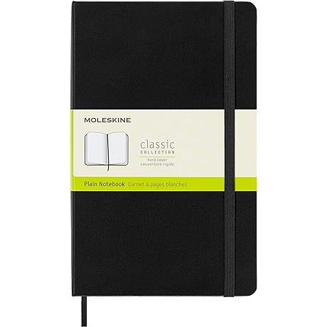 Moleskine Notebook Unruled: Capture Your Thoughts and Dreams in Style