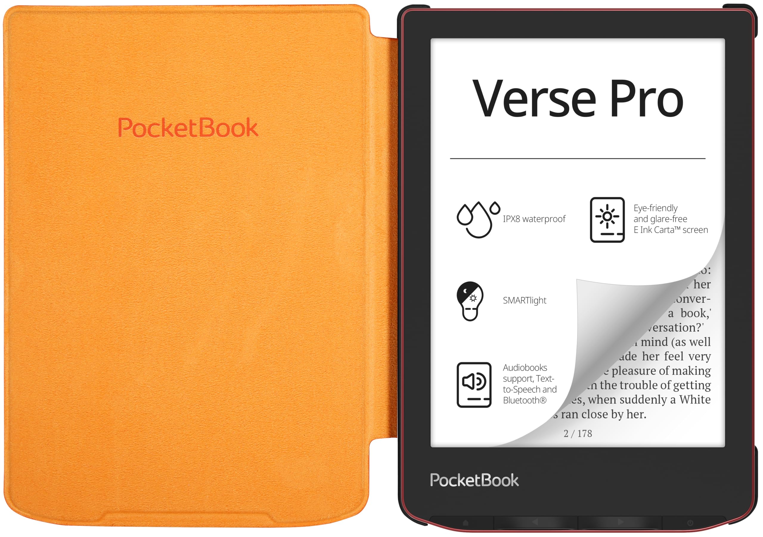 PocketBook Motyki - Shell Case Orange