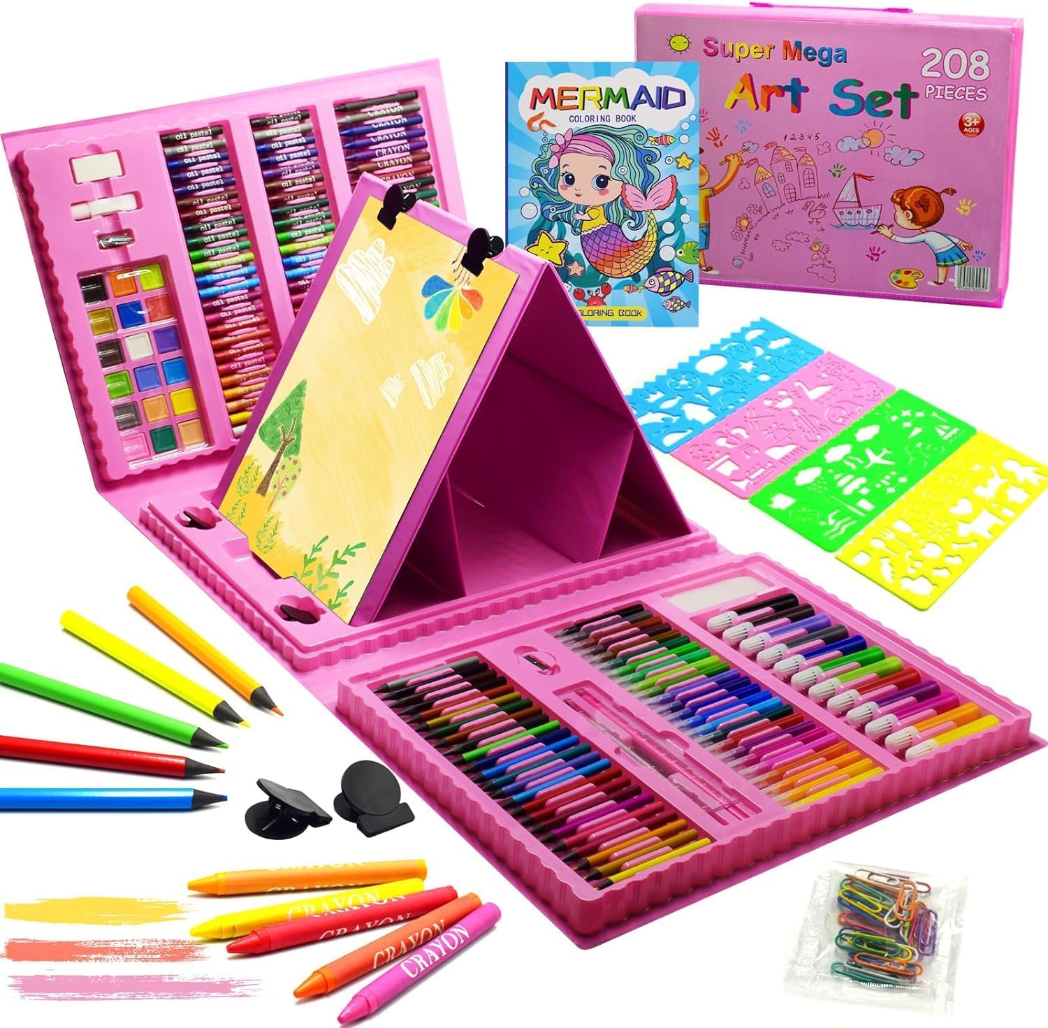 Art Supplies for Kids,230PCS Drawing Painting Art Case for