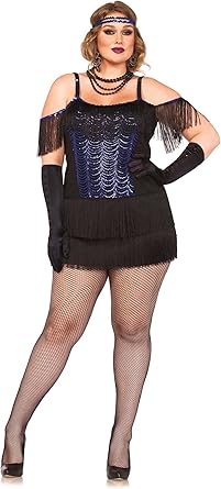 Leg Avenue Womens Plus-Size Gatsby Flapper