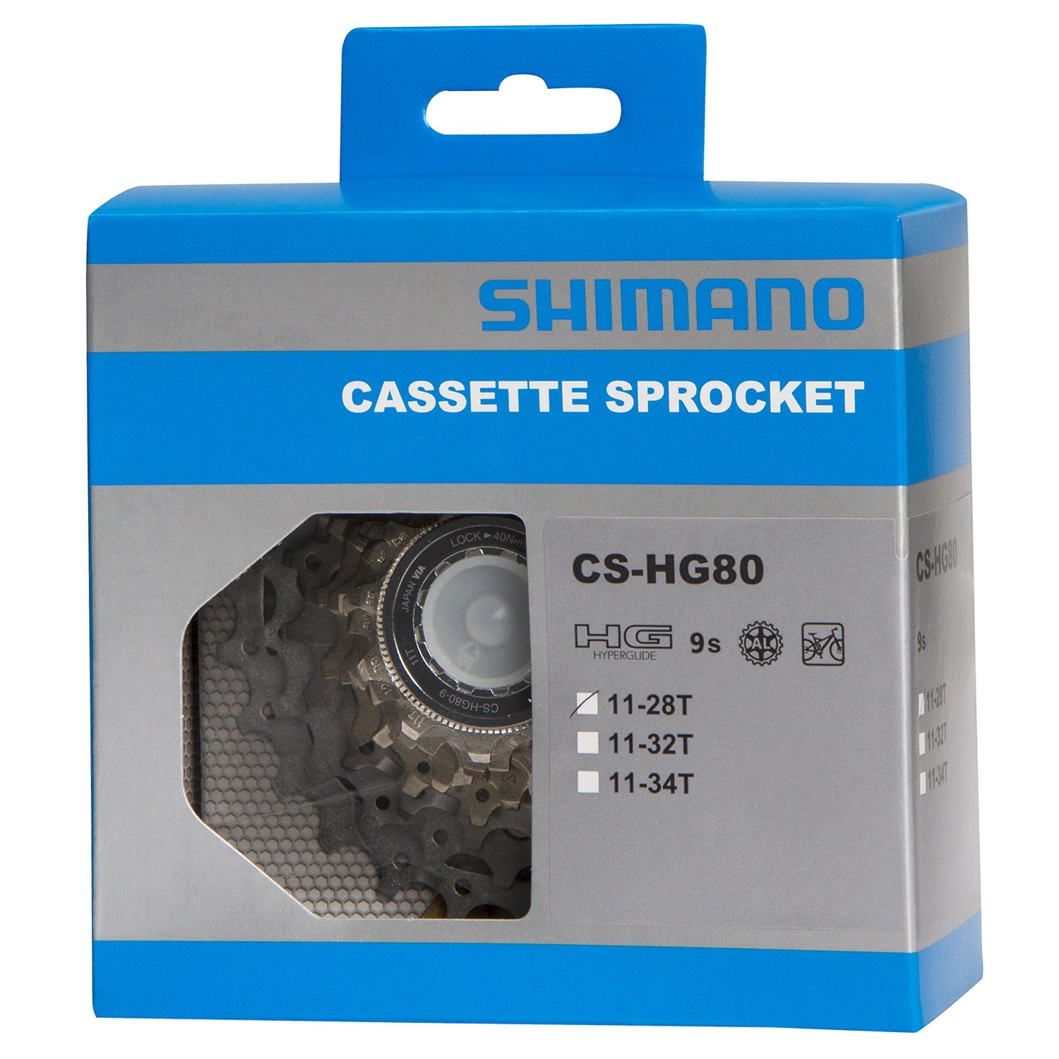 SHIMANO CS-HG 80 Cassette Deore LX/SLX 9 Vitesses