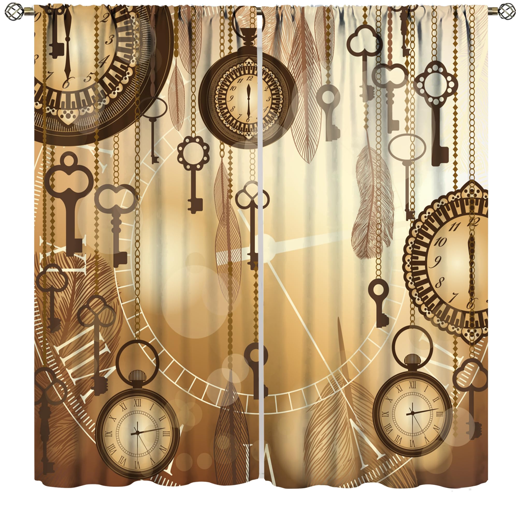 Rideaux steampunk pour chambre et salon : créez une ambiance vintage industrielle