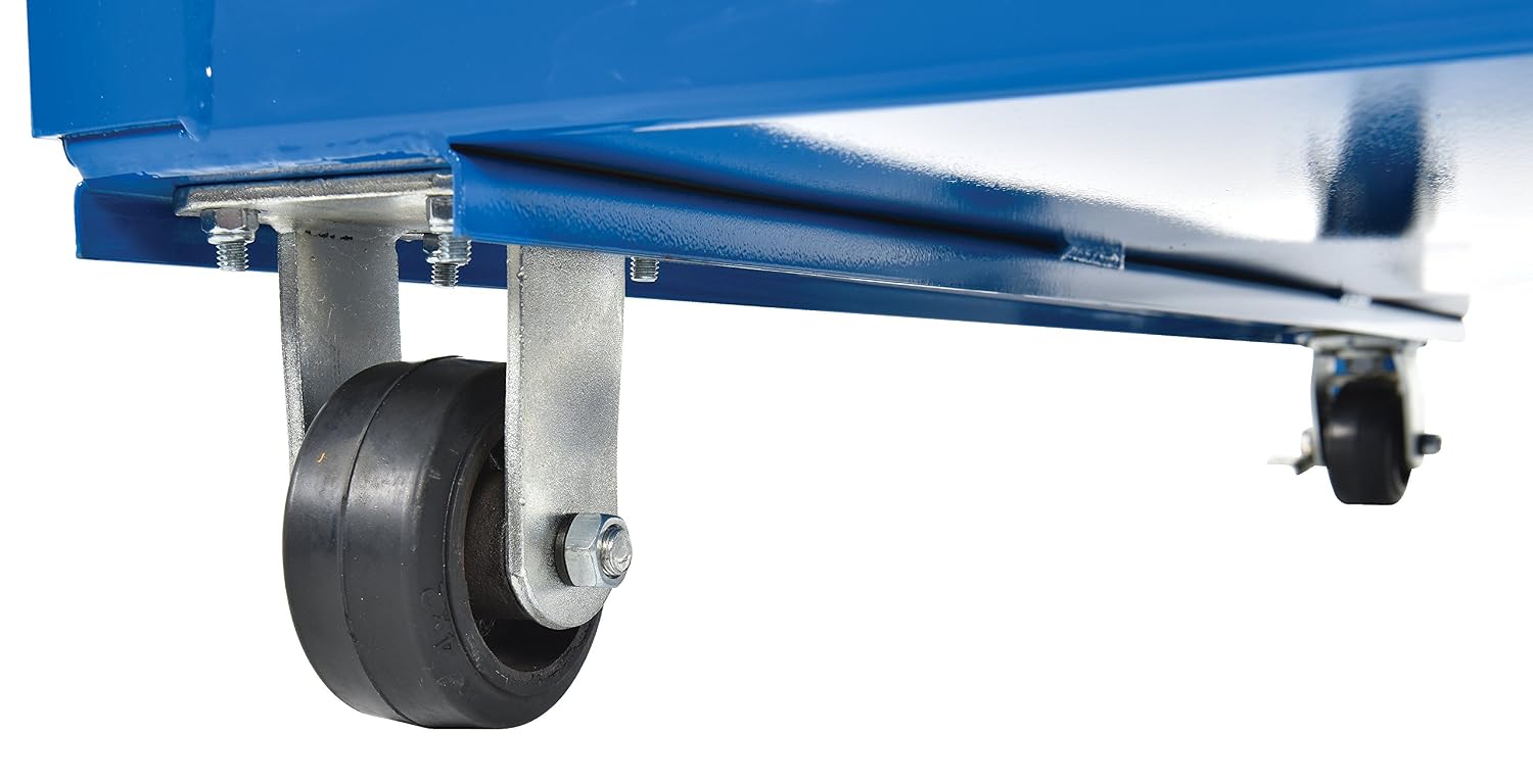 Vestil SPS-HF-2252 Steel High Frame Cart with Mold On Rubber Casters 56-1/8 In. x 21-7/8 In. x 73-1/16 In. 1,000 Lb. Capacity Blue