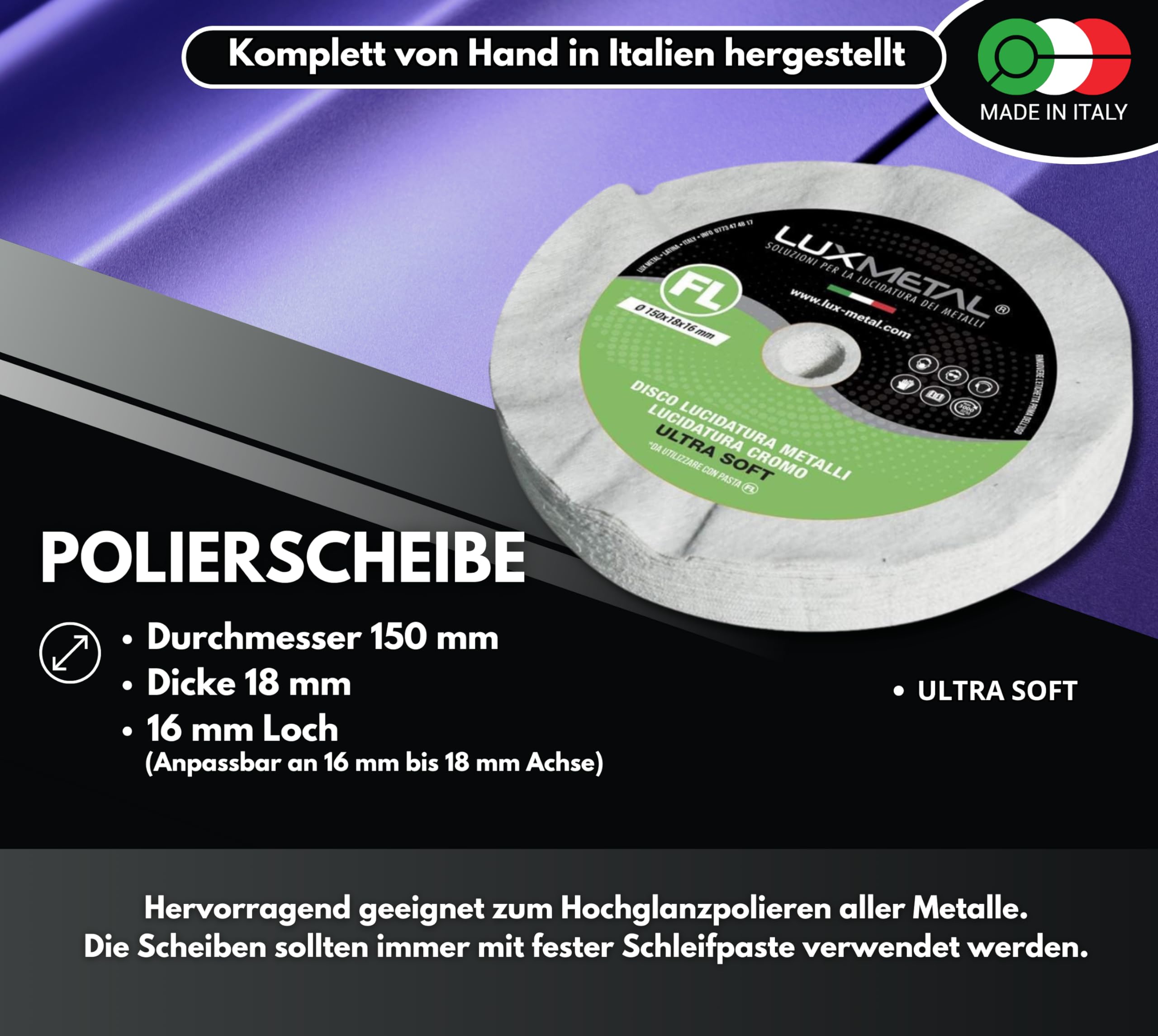Klett Tyrolit Polierset Für Winkelschleifer 125 Mm Produktbild-Vorschau 9