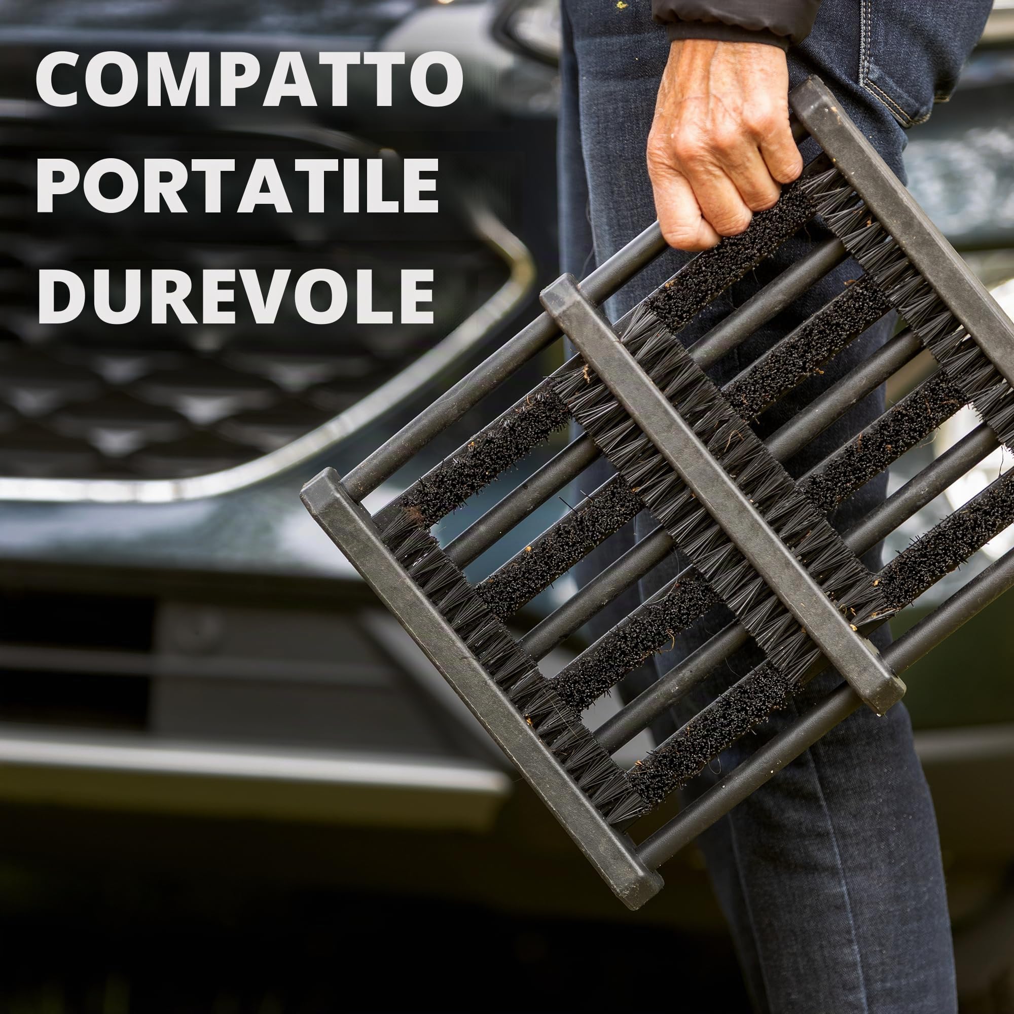 Jobsite Boot Pulisci scarpe da ingresso con spazzole – Come visto in TV