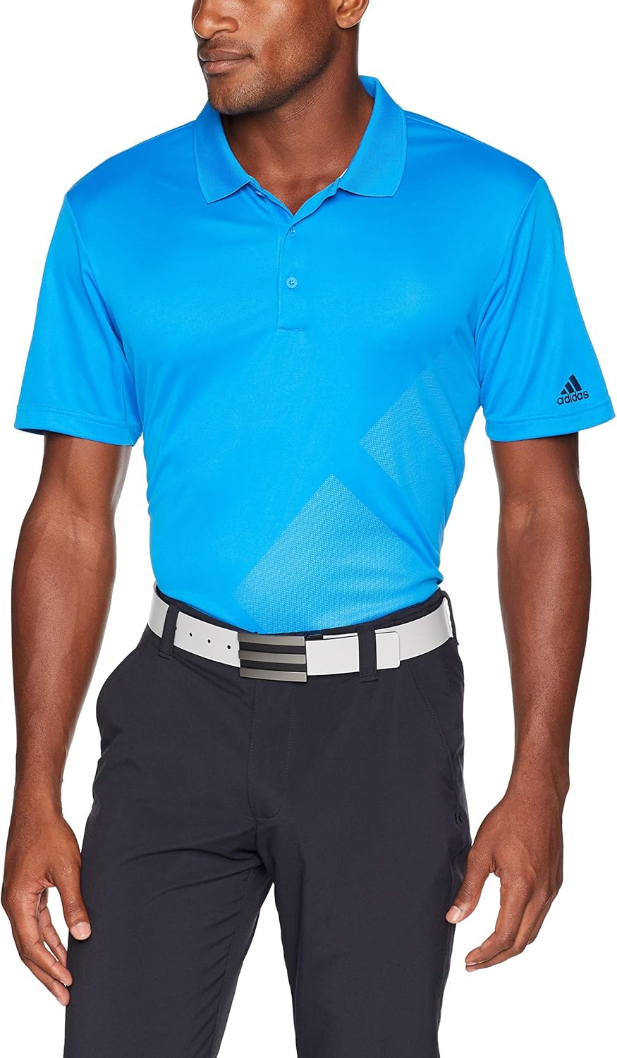 adidas Mens Bold 3-Stripes Polo