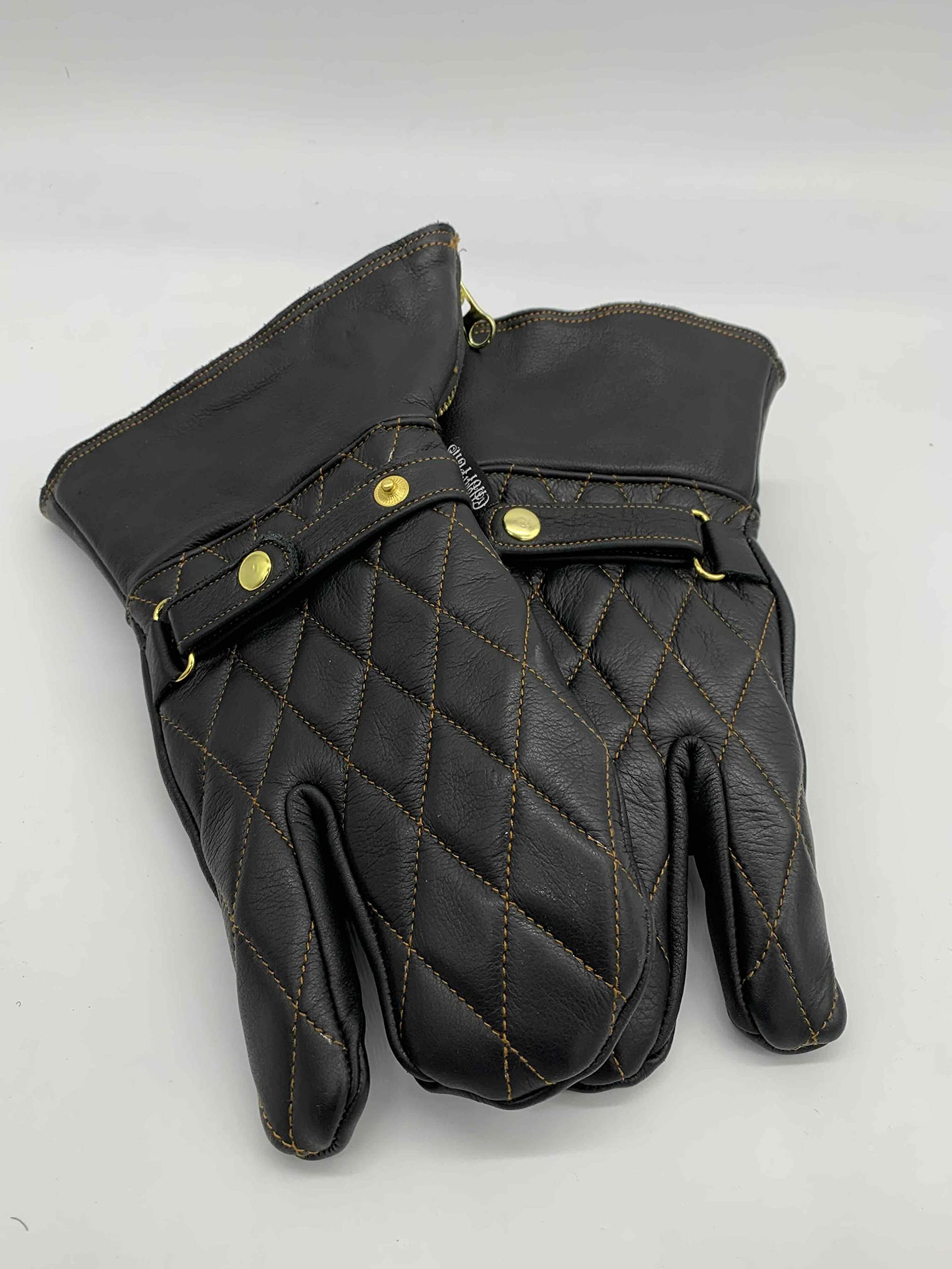 Amazon | CHOPPERS STRONGガントレット M 牛革・バイクグローブ glb-04