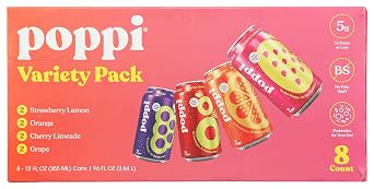 Poppi Soda Prebtc Variety 8Pk 96 FO