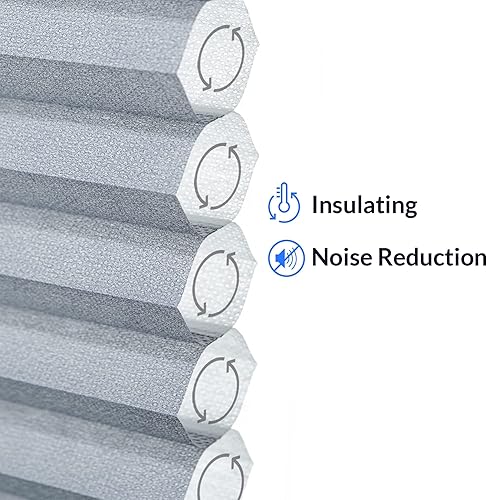 Miniatura 10 de CHICOLOGY - Persianas celulares sin cordones para ventanas, persianas para ventanas del hogar, revestimientos para ventanas, persianas celulares,