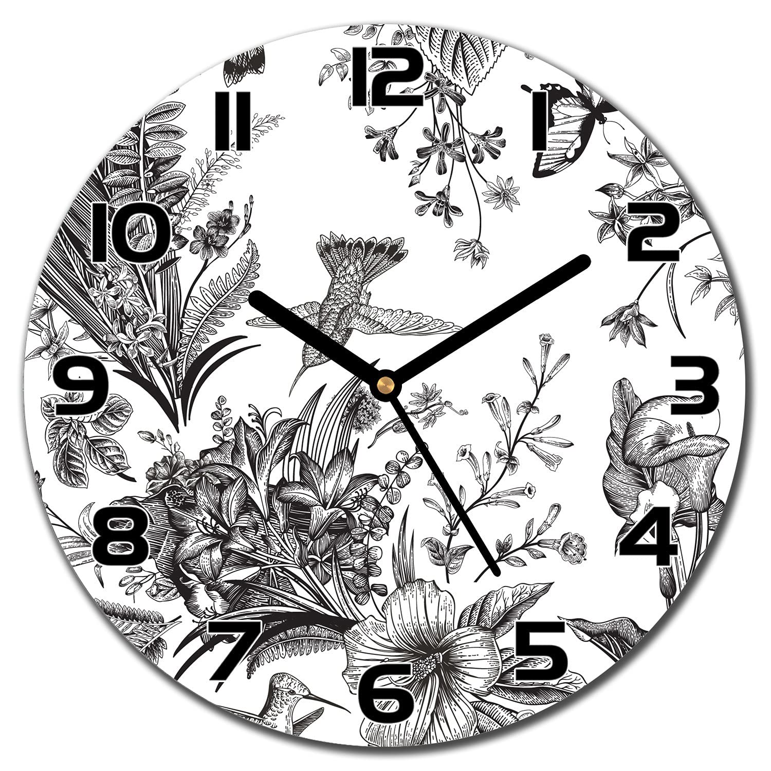 Horloge Murale en Verre Sécurité Coloray Impression Haute Définition