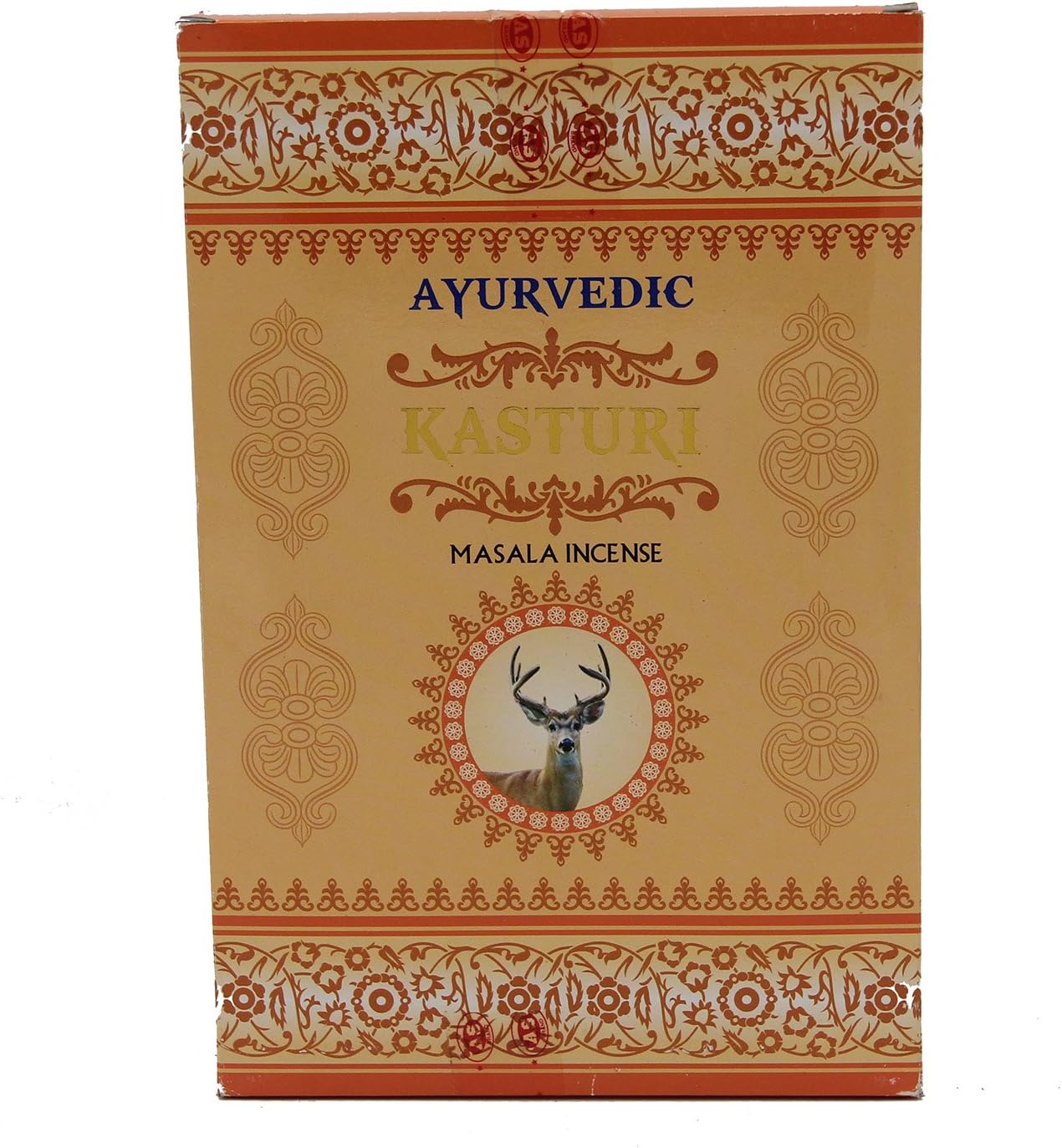 DharmaObjects Ayurvedic Kasturi Masala Incense Sticks - Box 12 Packs (Kasturi)
