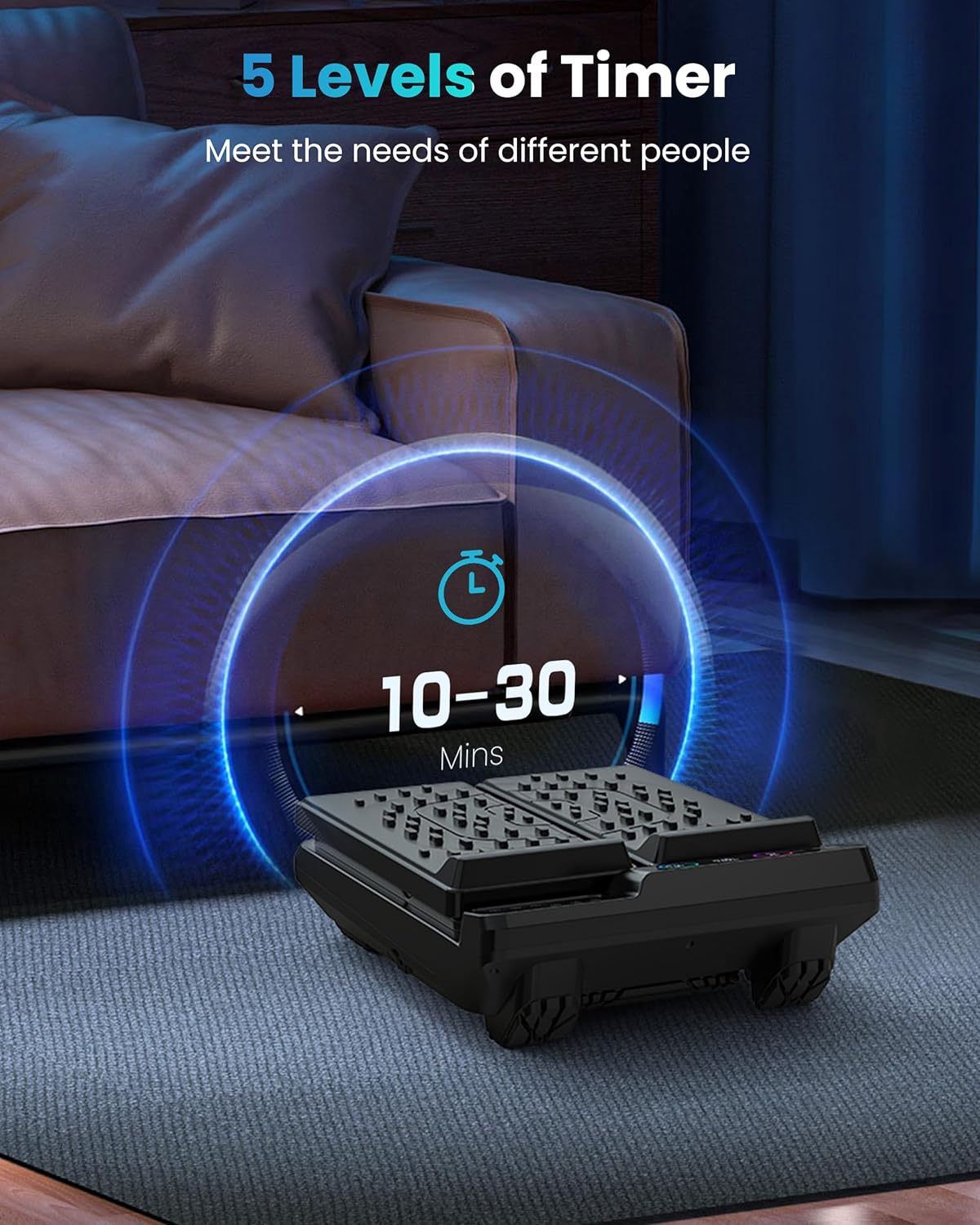 Foot Massager with 5 levels of timer settings