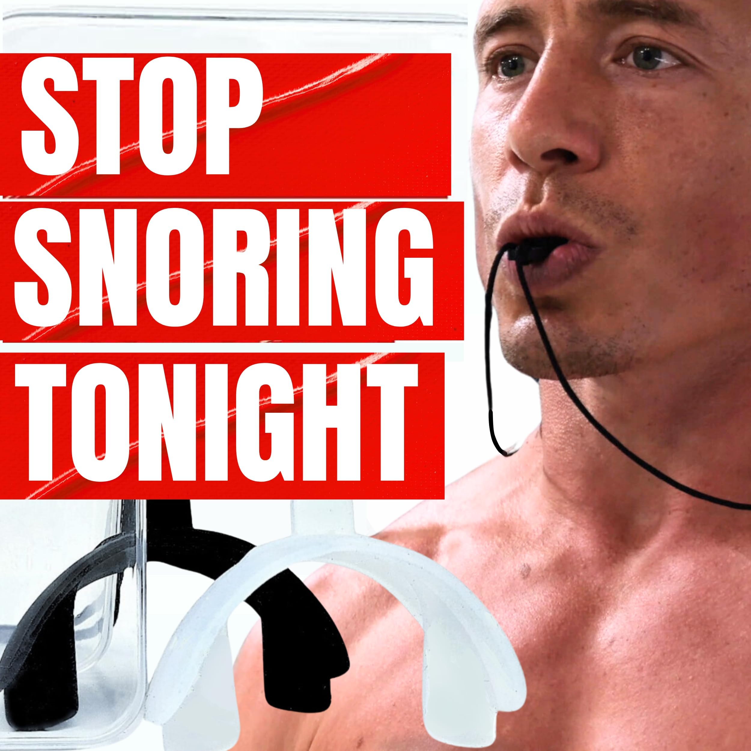 FFX Better Than Mouth Tape for Sleeping - Mew X -The Ultimate Anti-Snoring Device & Snore Stopper/Put Face Tape & Nasal Strips for Snoring in The Bin / [2 Pack & 2X Value]- Reusable Snoring Solution
