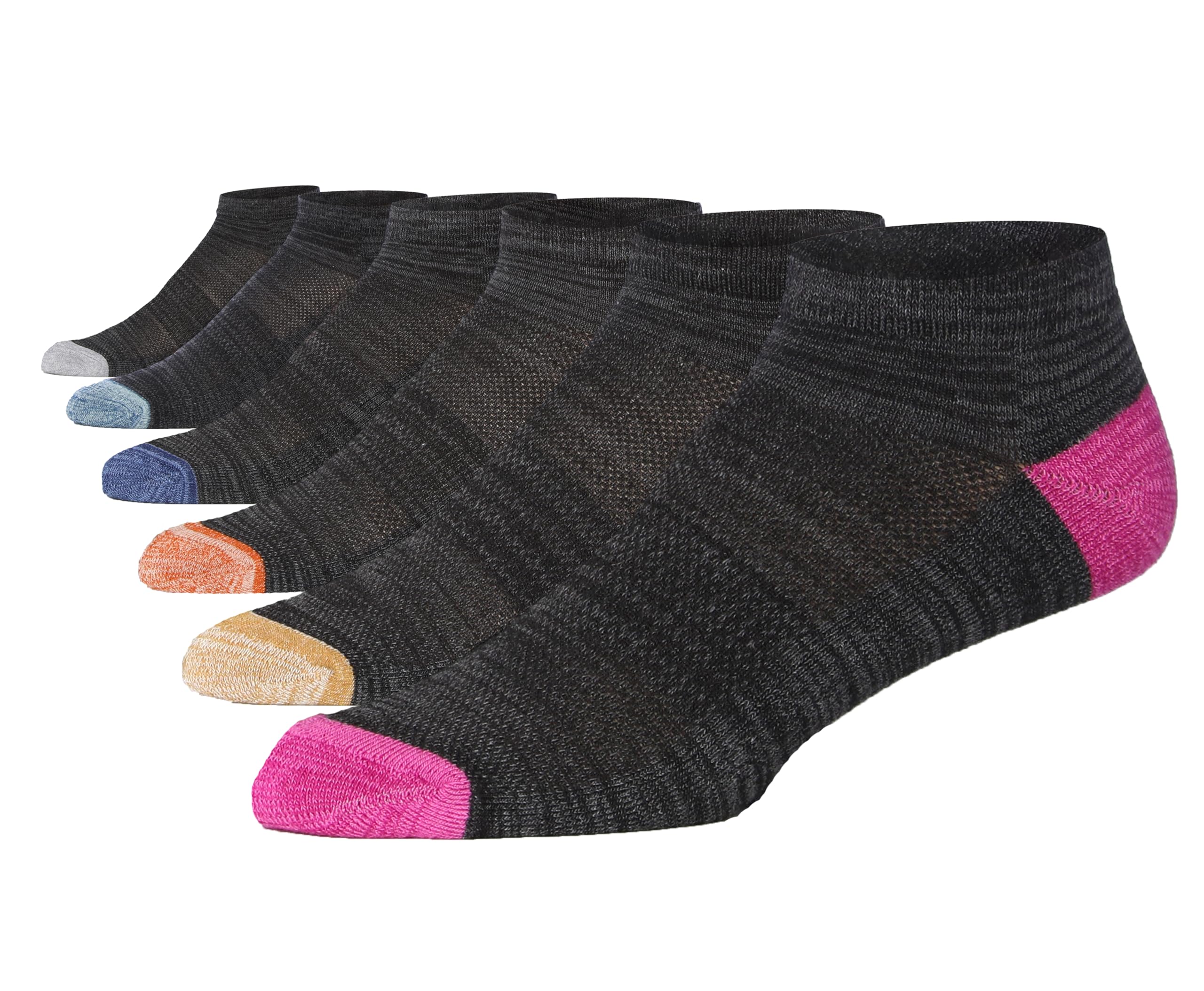 JAMES FIALLO sportliche gepolsterte tief geschnittene Sportsocken für Herren 6er-Pack - Bild 7 von 10