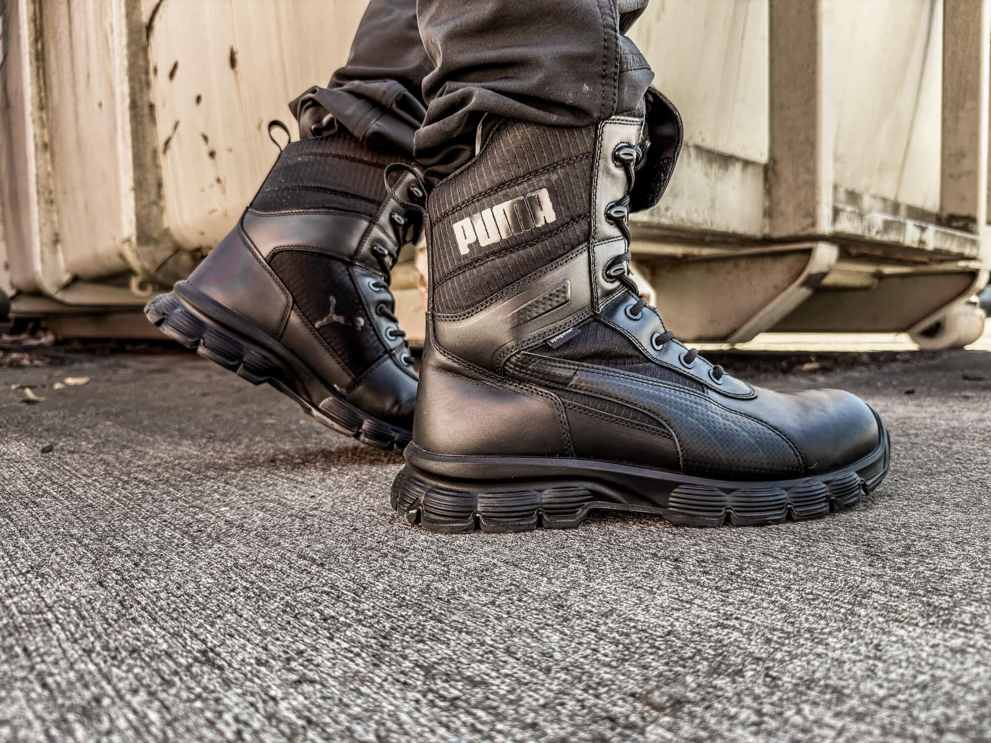 PUMA Safety Kommando RB LR8 - Herren Einsatzstiefel – knöchelhohe Stiefel mit Laufsohle – Bequeme Tactical Boots für Indoor & Outdoor