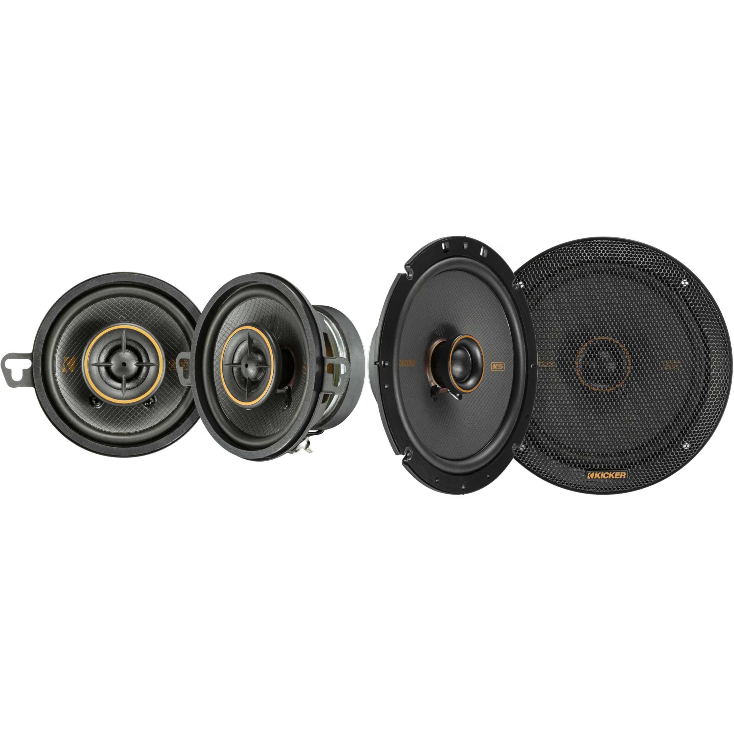 Amazon.co.jp: Kicker 51KSC6704 KSシリーズ 6.7インチ同軸スピーカー